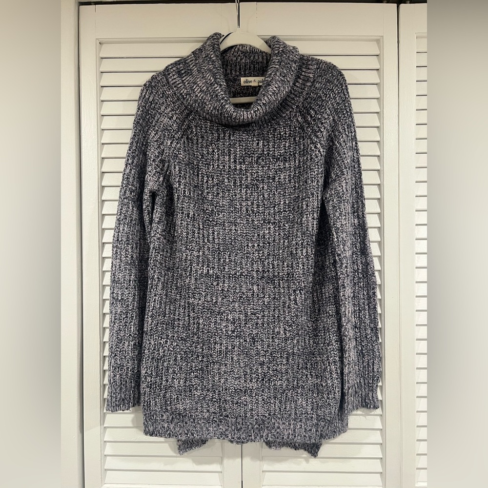Cozy Purplish-Gray Sweater